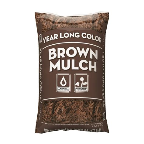 brown mulch walmart|2cf year long brown mulch.